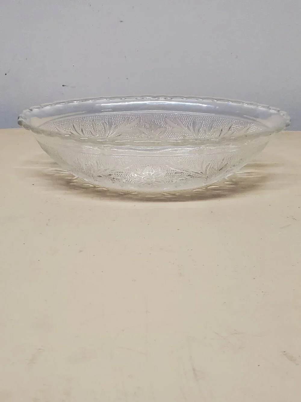 Vintage Oval Bowl Sandwich Clear by Anchor Hocking